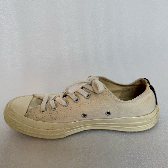 Converse x PLAY Comme des Garçons Chuck 70 in White and Size 8 - Picture 10 of 10